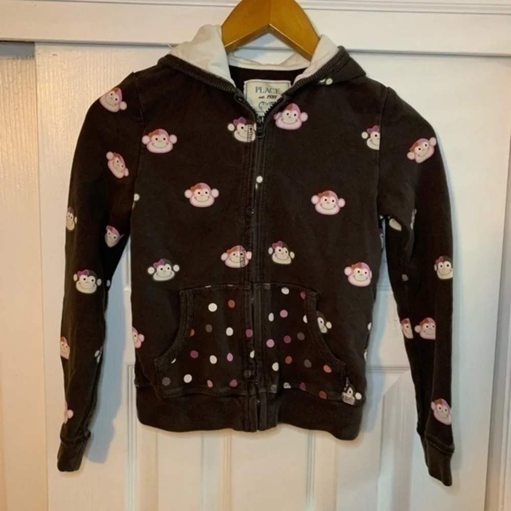 The children’s place Monkey Hoodie Size‎ Medium